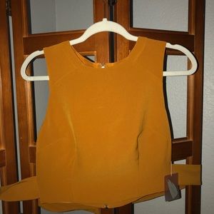 FOREVER 21 Gold/Mustard Blouse
